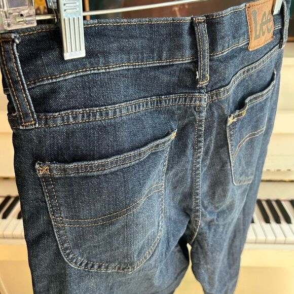 LEE Bell Bottoms Denim Jeans Pants USA 8 Medium 30"X33" - Picture 6 of 16